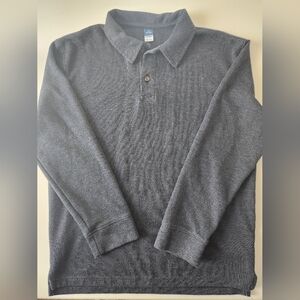 Boy's Old Navy Blue Lightweight Polo Sweater